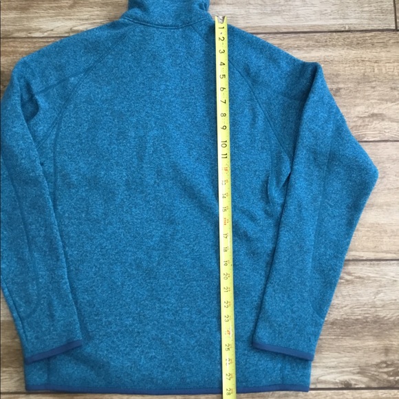 Womens Patagonia Better Sweater Fleece Teal 1/4 Zip Size Medium - Picture 7 of 7